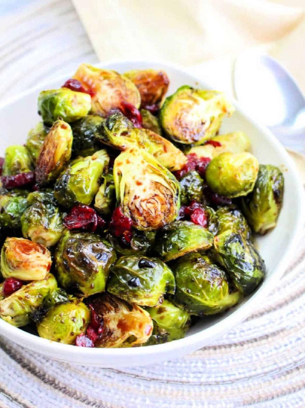 Roasted Brussel Sprouts with Balsamic Glaze