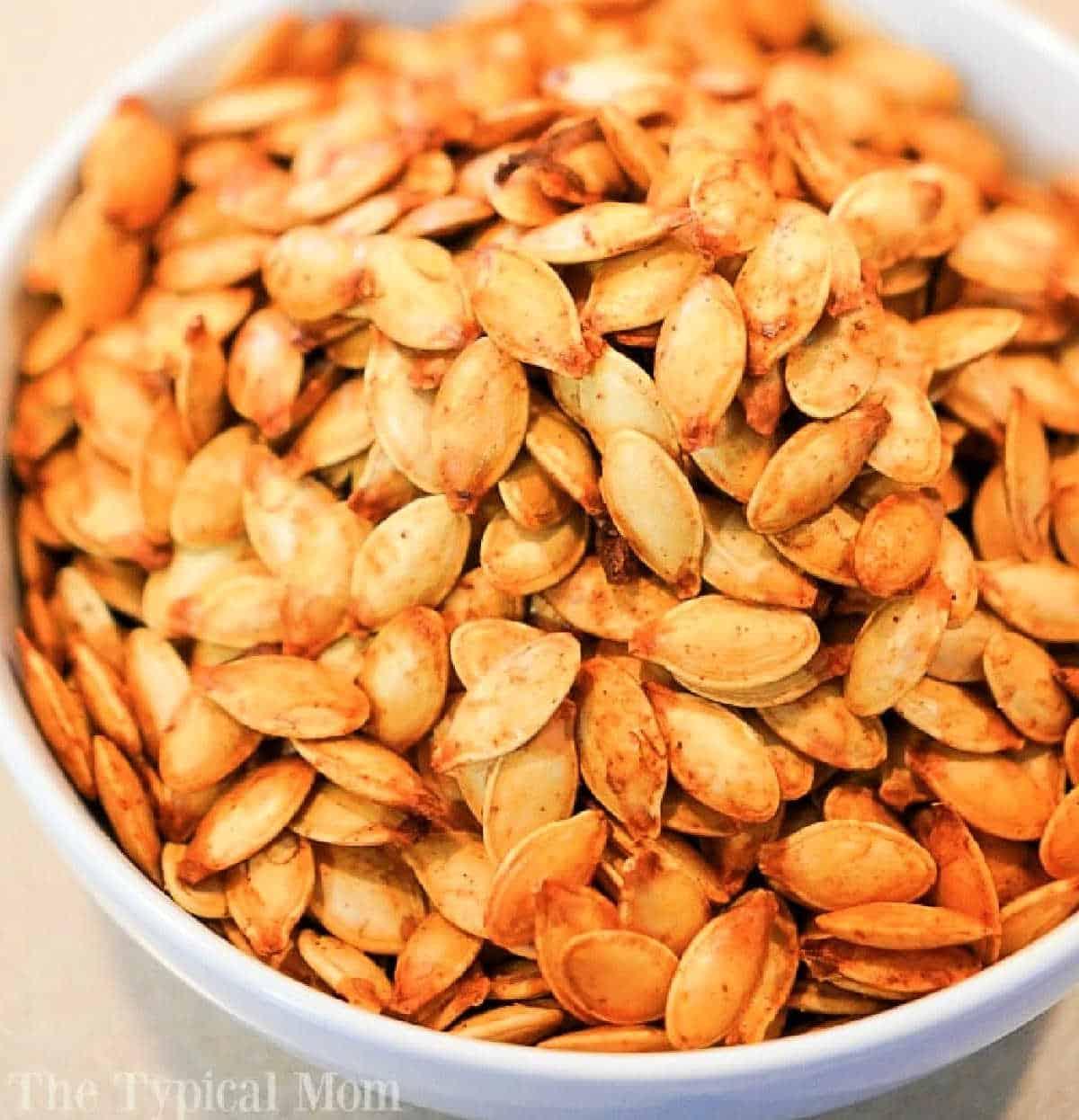 Roasted Spaghetti Squash Seeds