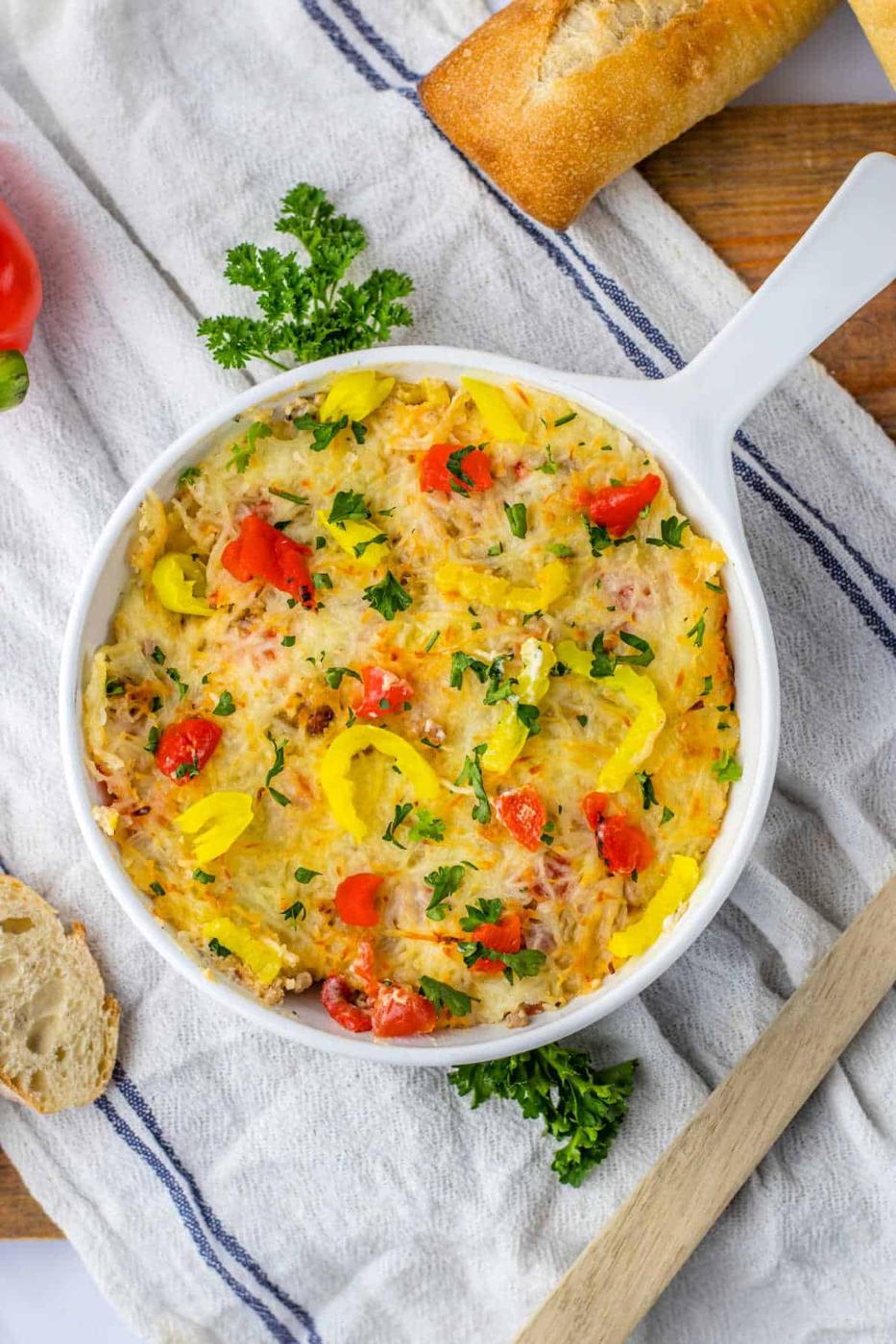 Hot Rotel Sausage Dip Recipe