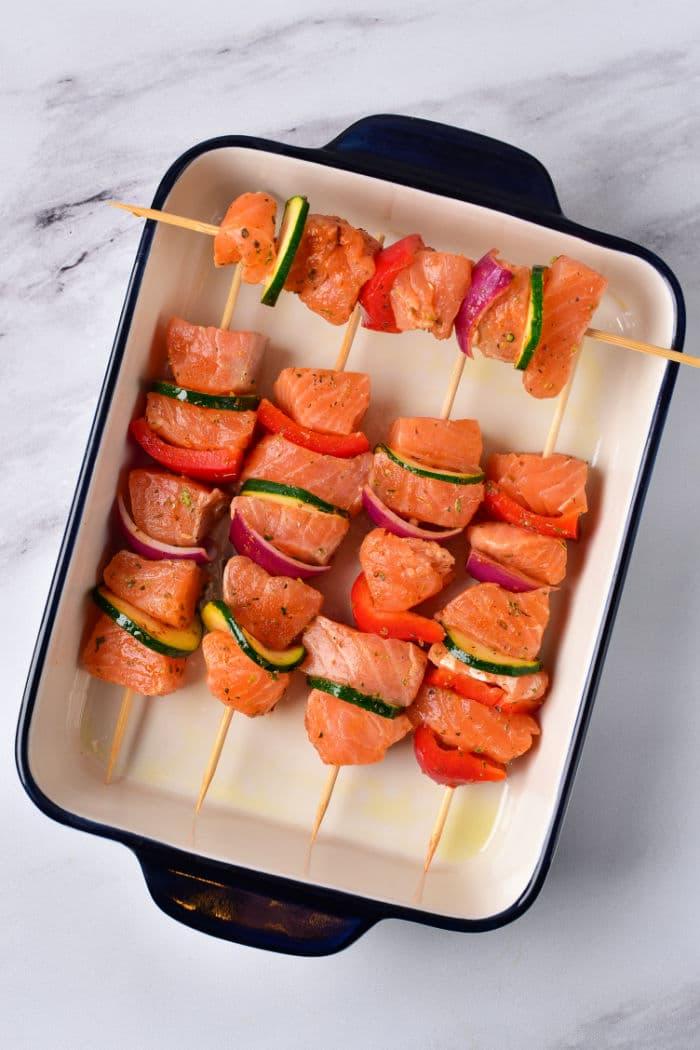 Skewer Salmon