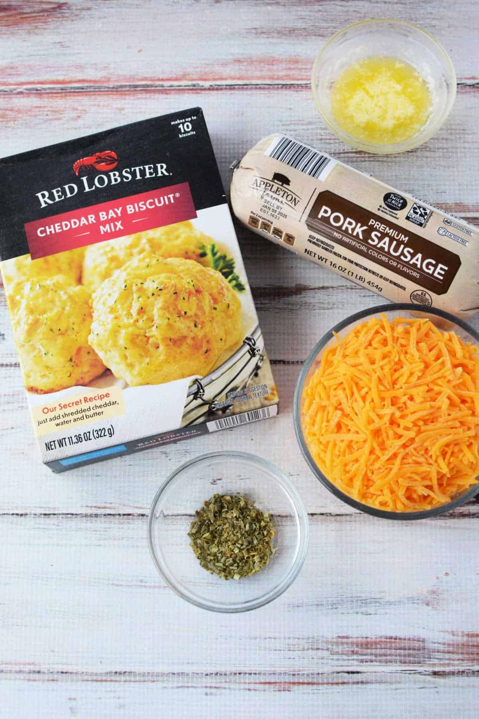 Create mouthwatering sausage balls with biscuit mix, savory pork sausage, and shredded cheese, all held together with melted butter and a flavorful spice blend. For an extra twist, try using Red Lobster Biscuit Mix for that irresistible taste of garlic and herbs everyone loves.