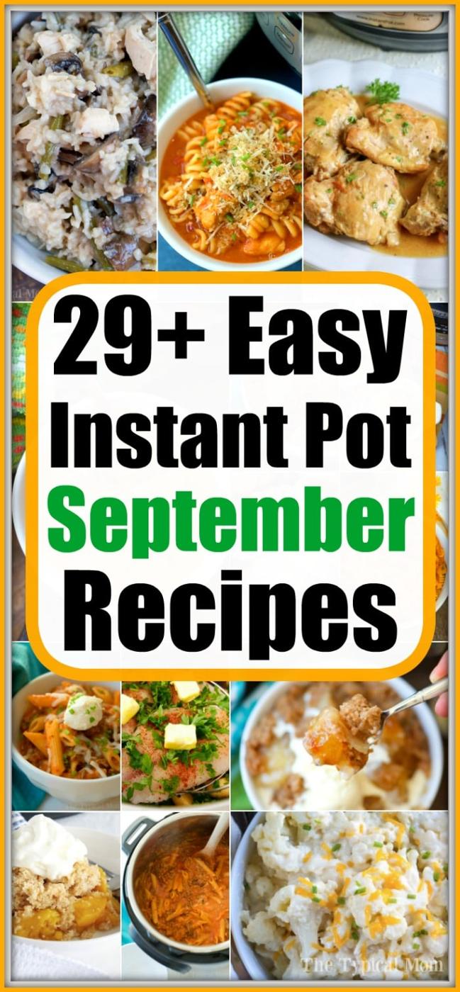 September Recipes