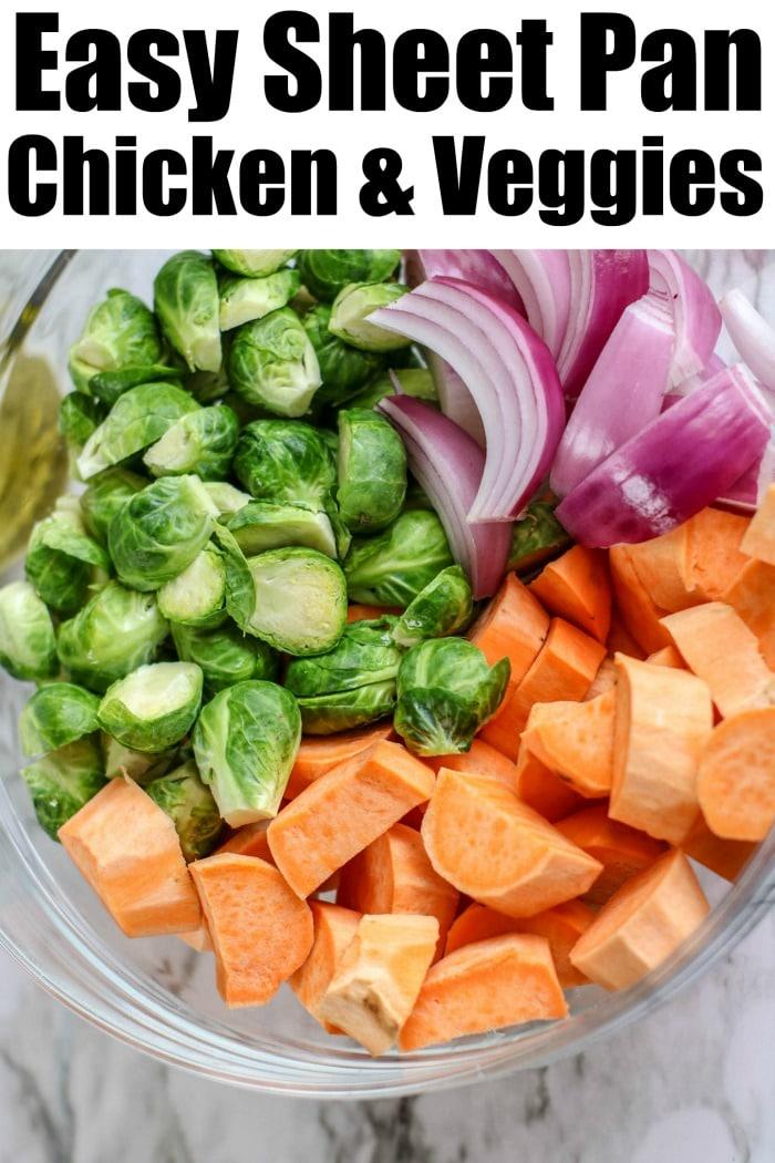 sheet pan chicken and veggies