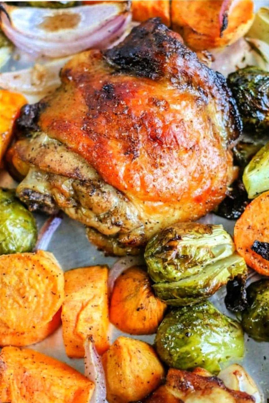 Sheet Pan Chicken Thighs
