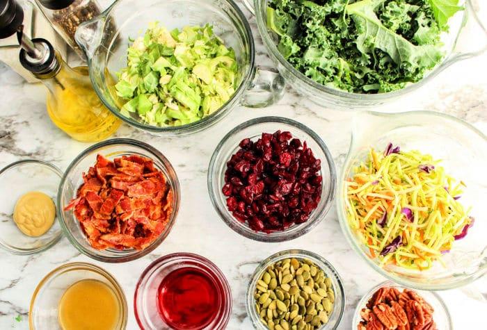 salad with brussel sprouts
