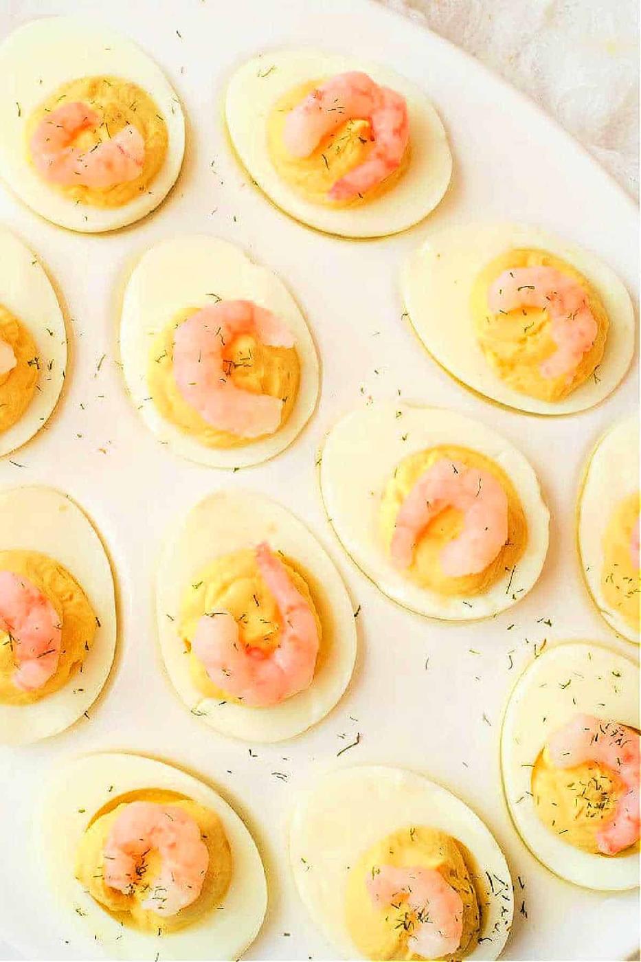 Shrimp Deviled Eggs