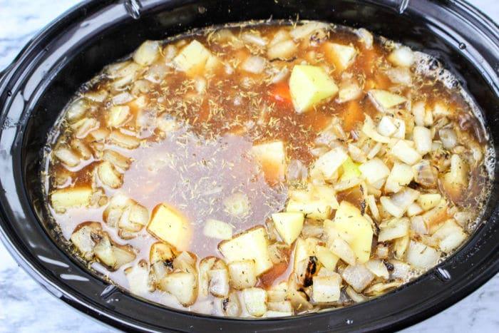 Slow Cooker Stew with Onion Soup Mix