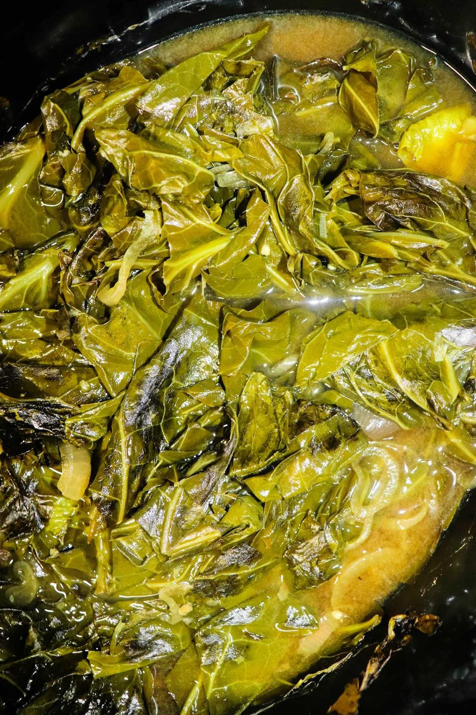 Southern Slow Cooker Collard Greens