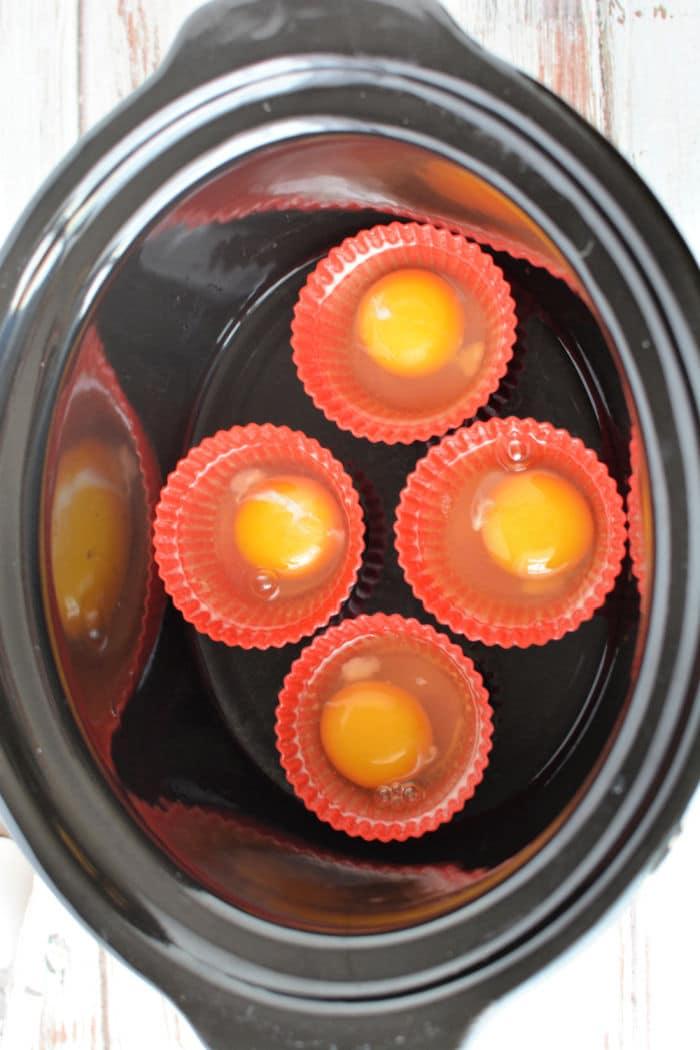 crockpot eggs