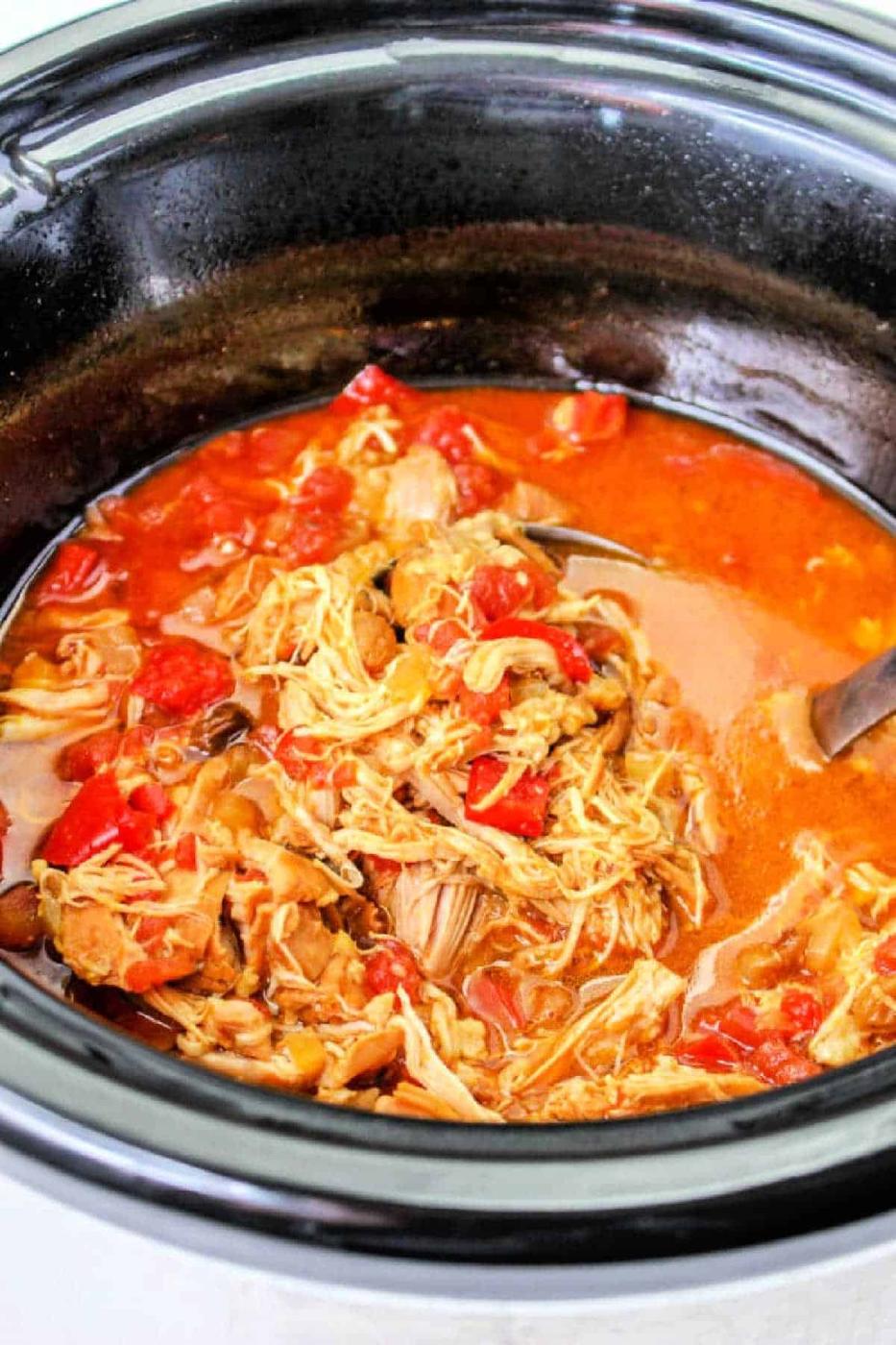 Slow Cooker Mexican Shredded Chicken