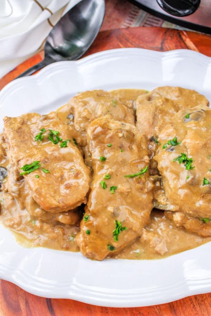 Slow Cooker Pork Chops Gravy