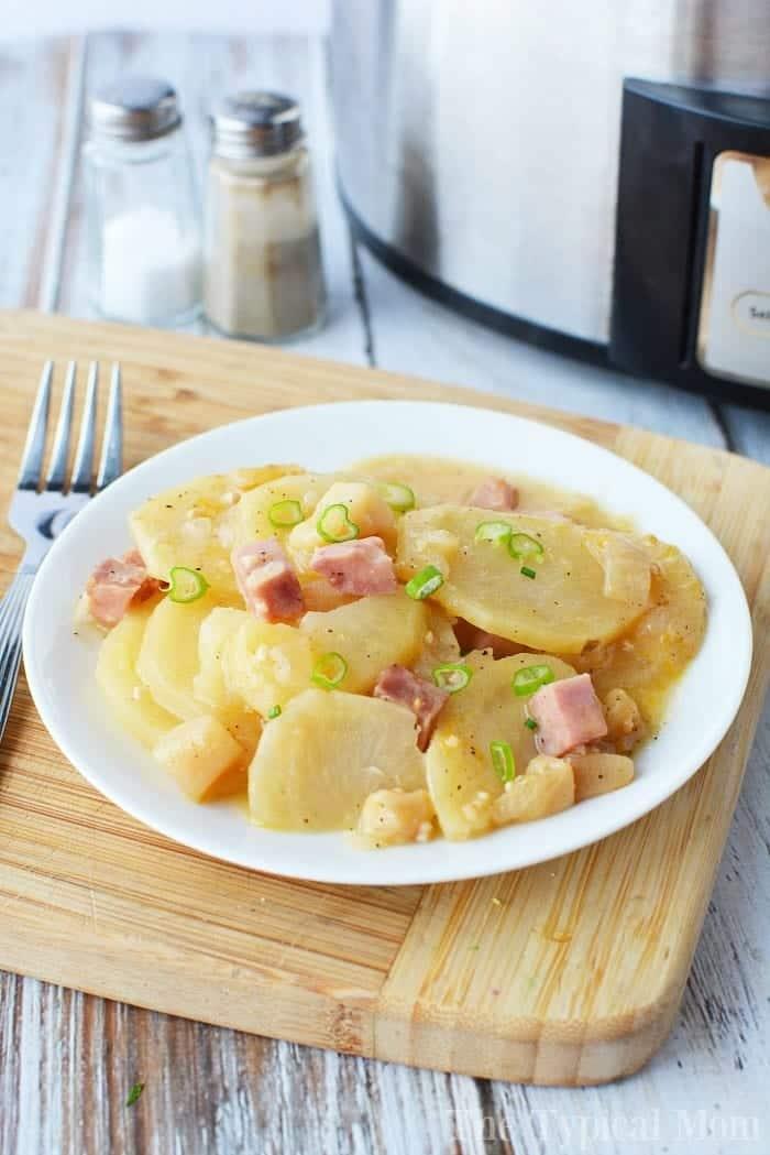 Slow Cooker Scalloped Potatoes 2