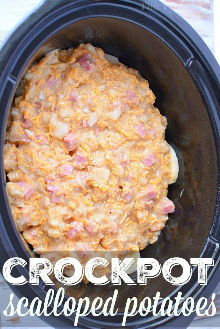 Slow Cooker Scalloped Potatoes