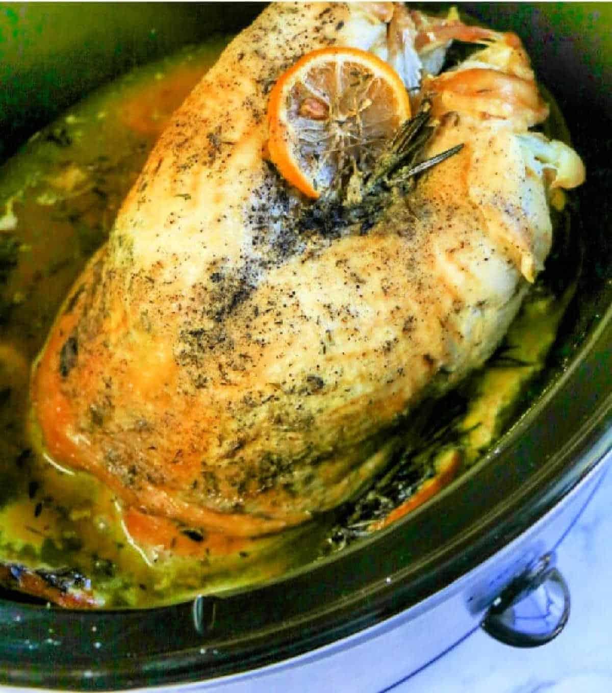 Slow Cooker Turkey Crown