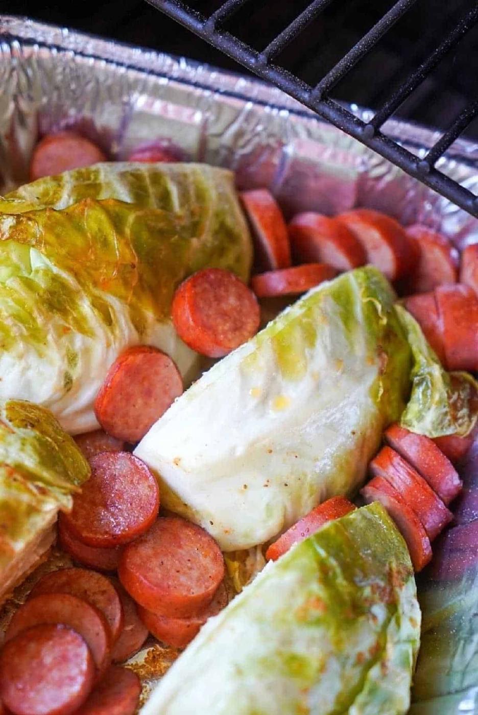 Smoked Sausage and Cabbage