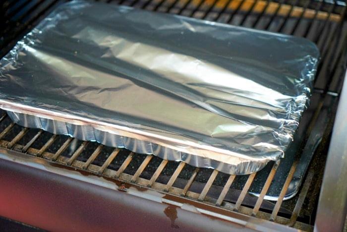 vegetables on the smoker