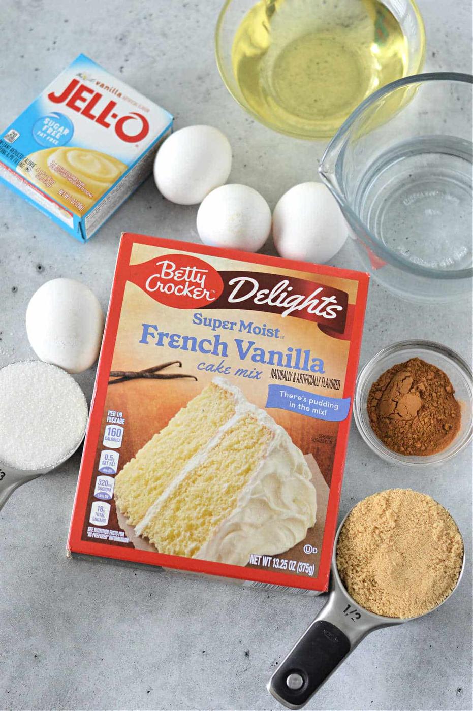 Cake Mix Snickerdoodle Bundt Cake