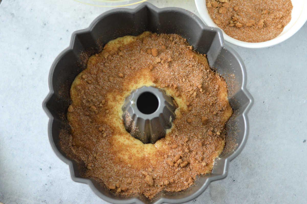 Snickerdoodle Bundt Cake with Cake Mix