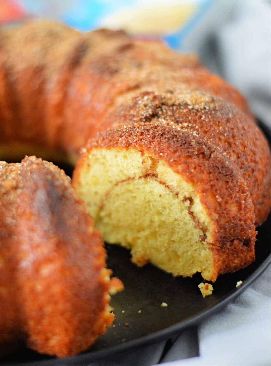 Cake Mix Snickerdoodle Bundt Cake