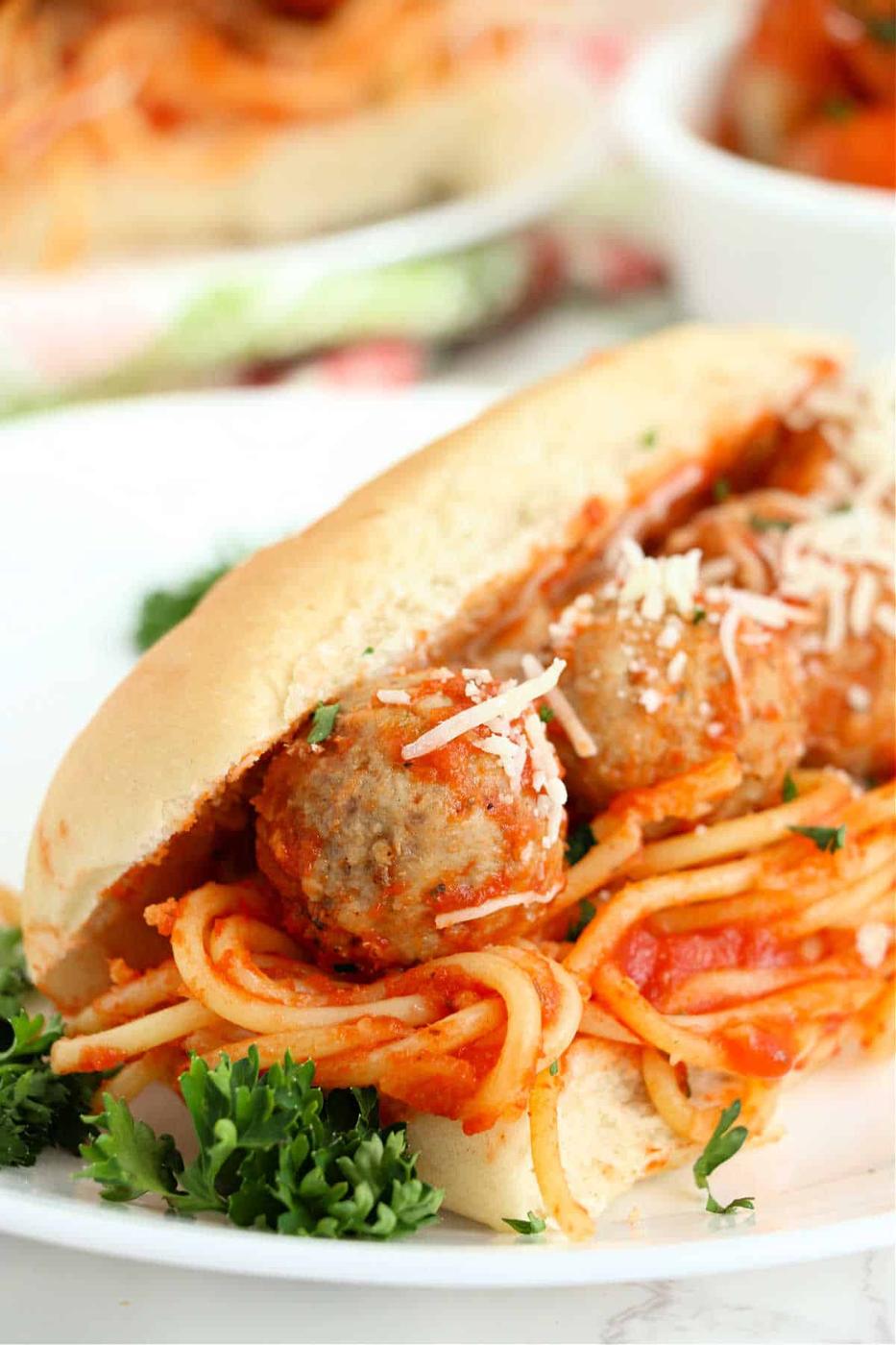 Mom’s Leftover Spaghetti Sandwich Recipe