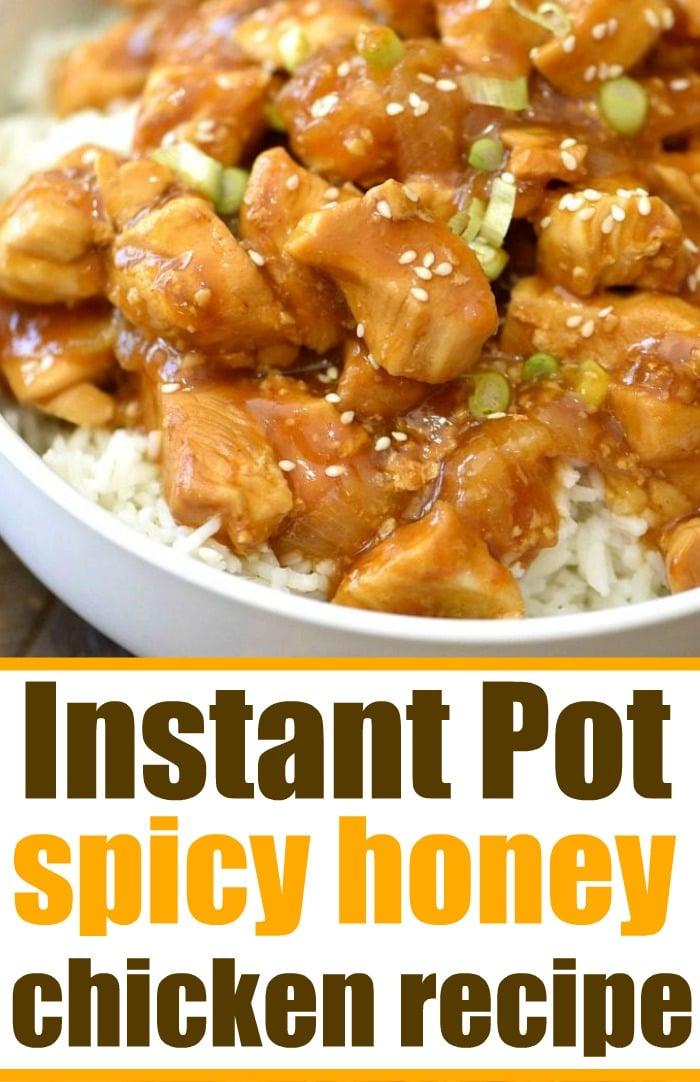 instant pot spicy honey chicken