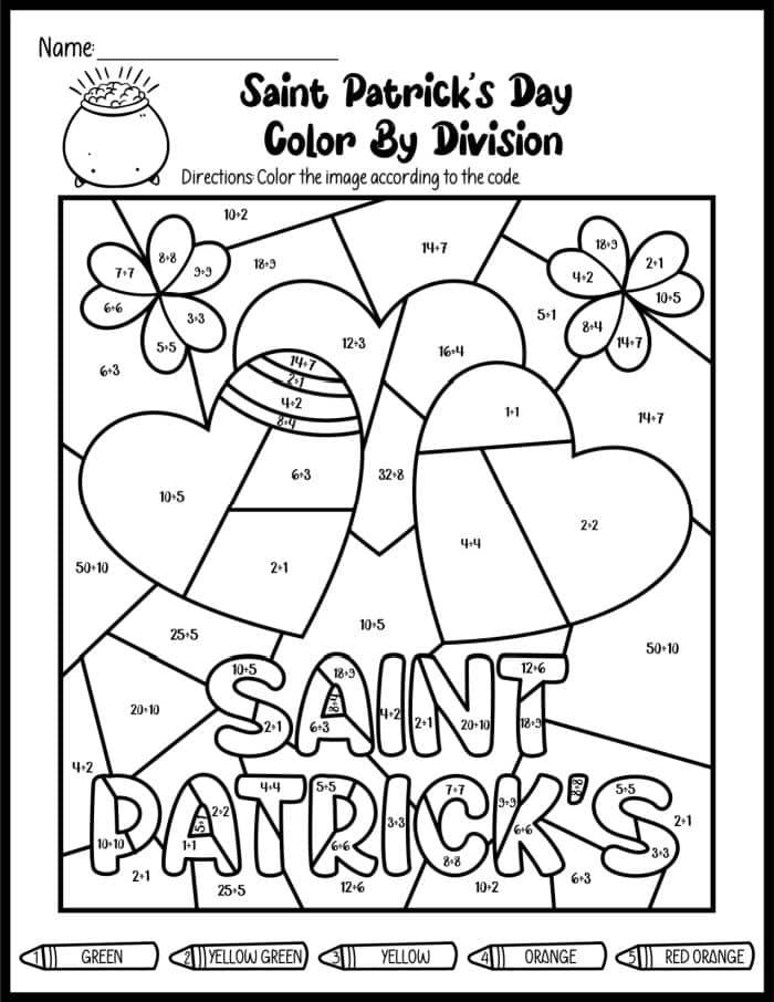 St Patricks Day Coloring Sheets