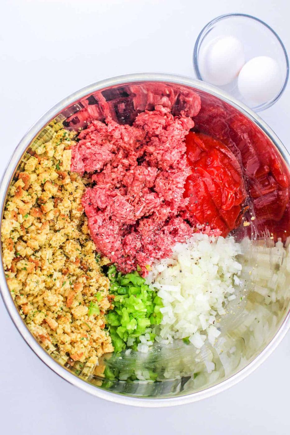 Meatloaf with Stove Top Stuffing and Brown Gravy