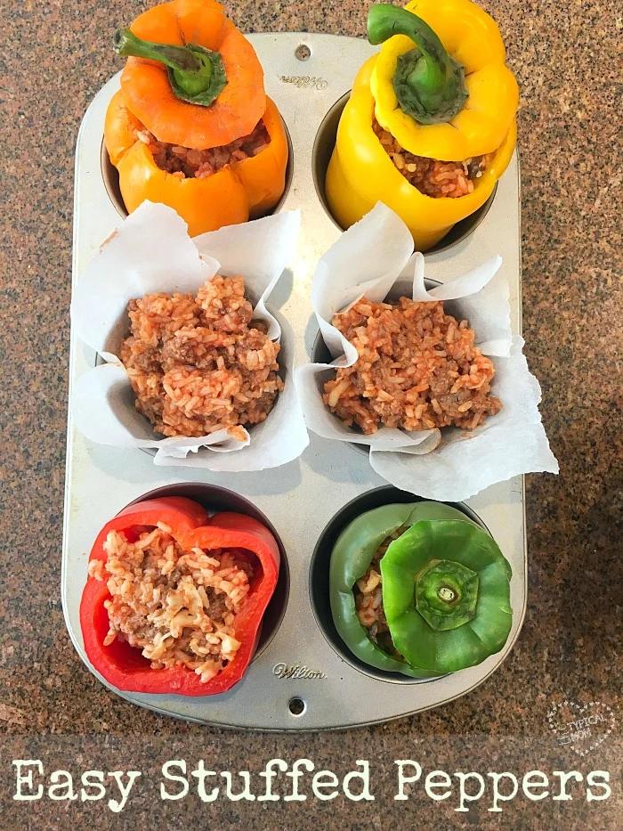 Stuffed green peppers recipe