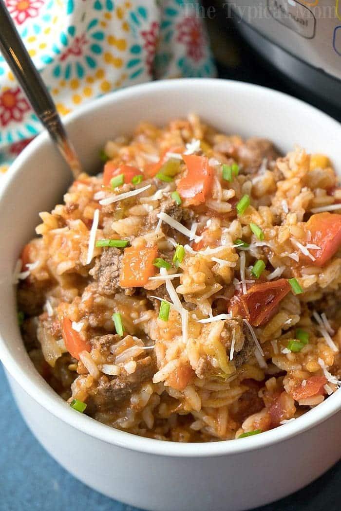 stuffed pepper casserole with cooked rice