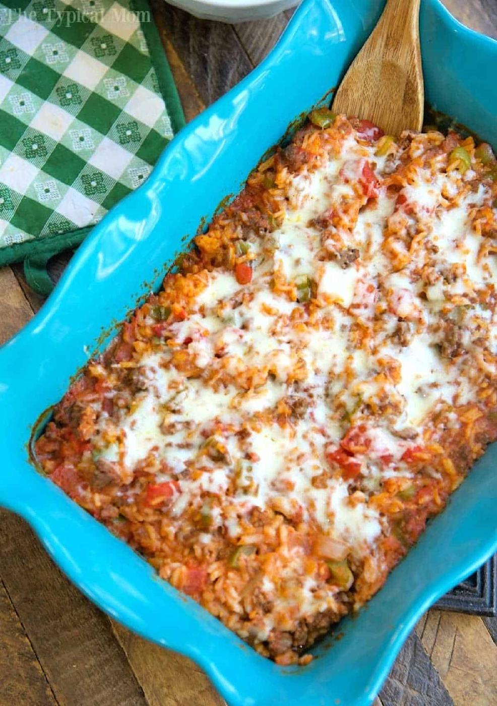 inside out stuffed pepper casserole