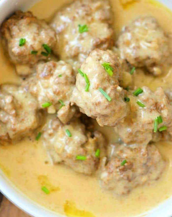 Swedish Meatball Sauce with Sour Cream