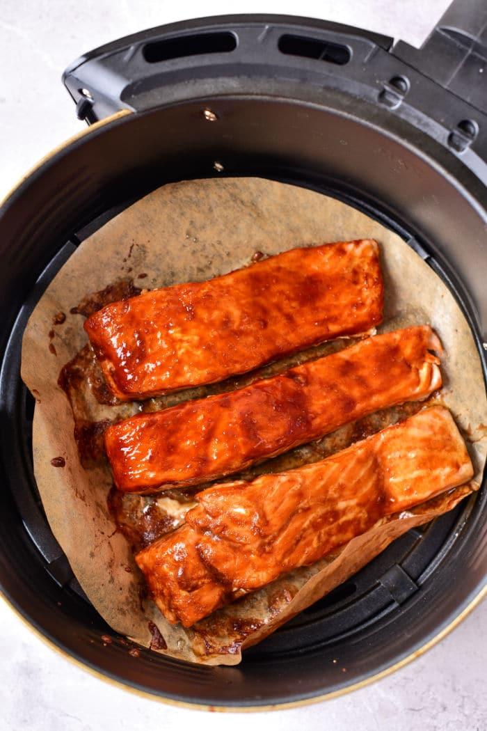 Air Fry Teriyaki Salmon