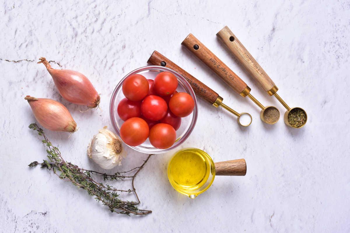 Tomato Confit Ingredients