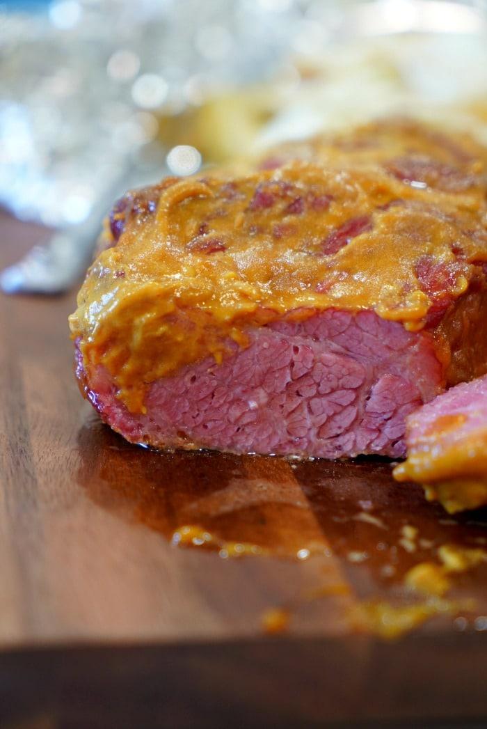 smoked corned beef brisket