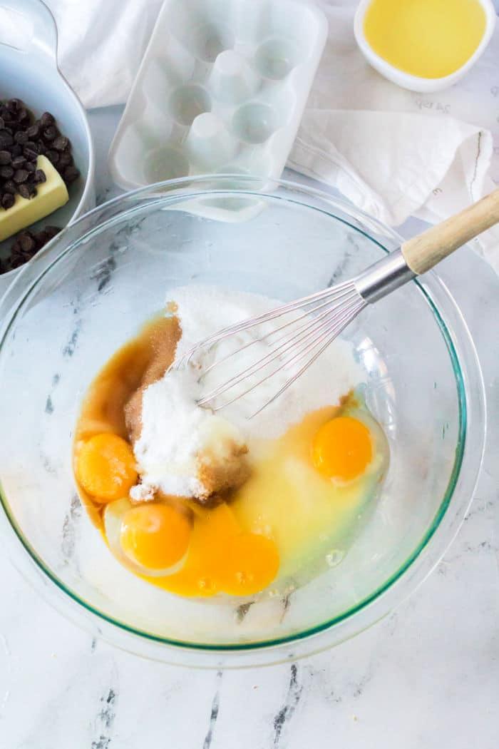 Brownie batter