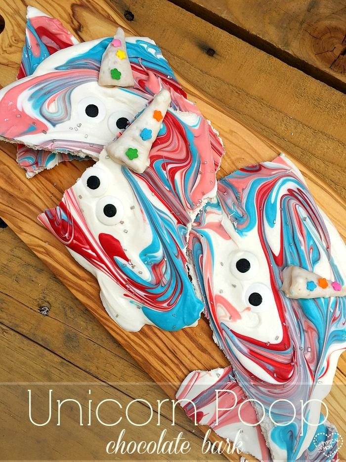 Chocolate Unicorn Poop Bark Recipe