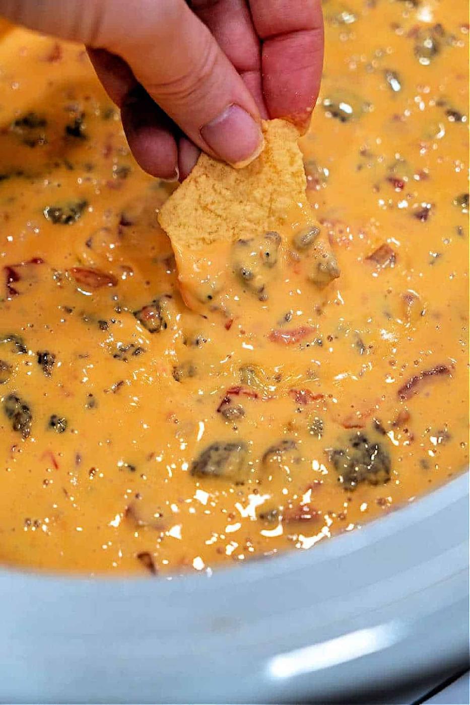Velveeta Sausage Dip Rotel