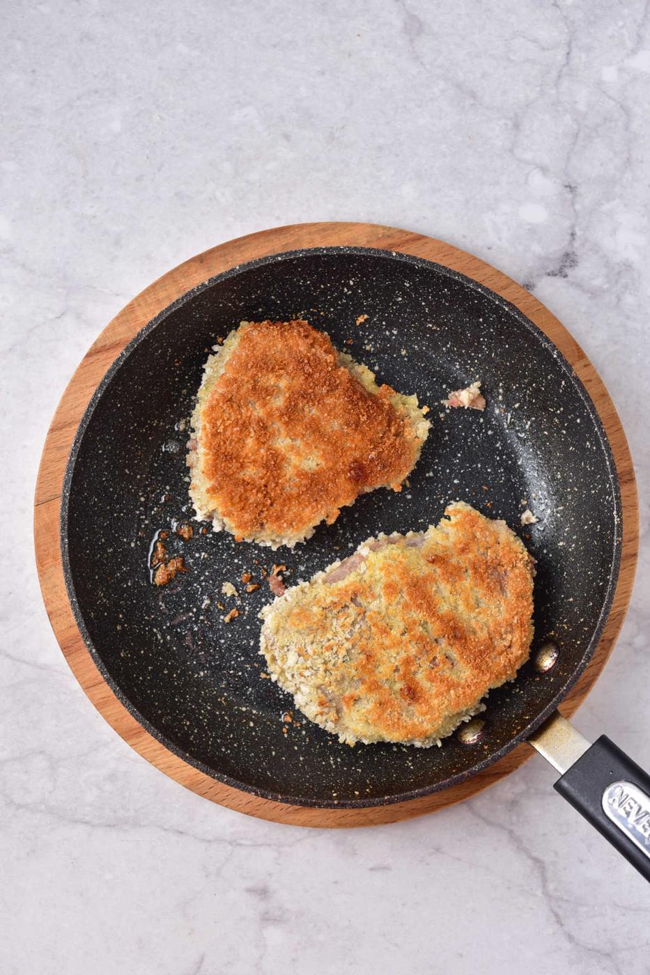 breaded venison steak