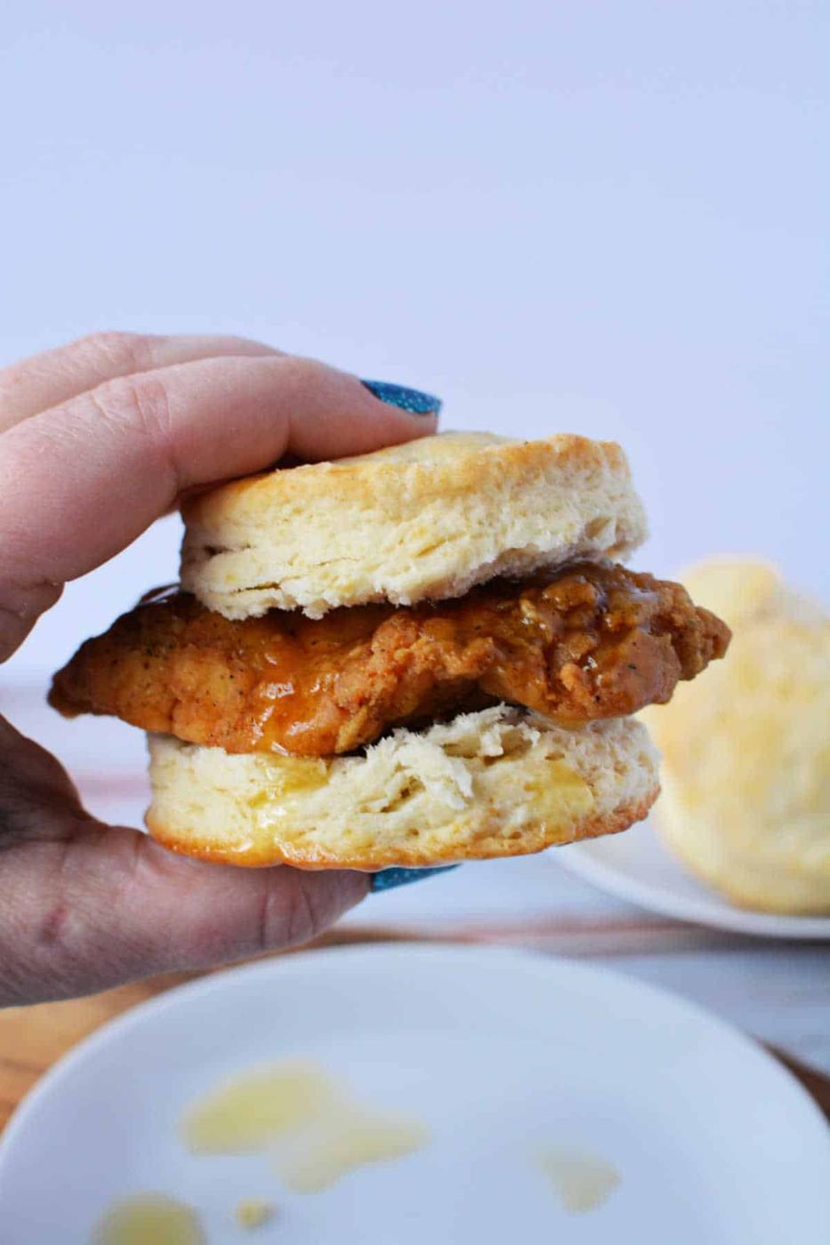 Copycat Whataburger Chicken Biscuit