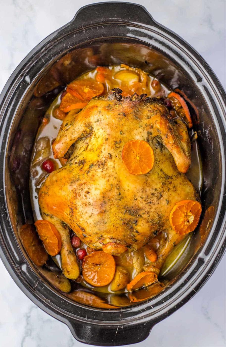 Whole Chicken Crockpot with Potatoes