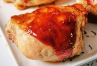 Juicy Oven BBQ Chicken Thighs