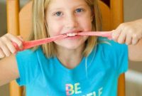 Sweet and Stretchy Gummy Bear Slime