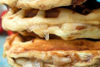 Cinnamon Roll Waffles