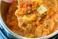 Instant Pot Deconstructed Cabbage Rolls