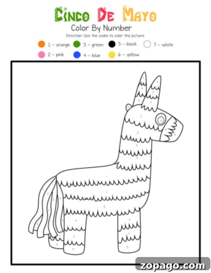 Cinco de Mayo Coloring Fiesta! 4 Cinco de Mayo Coloring Sheets