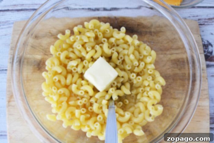 Effortless Microwave Pasta 7 Delicious butter noodles in microwave, perfectly cooked and seasoned for a comforting meal.