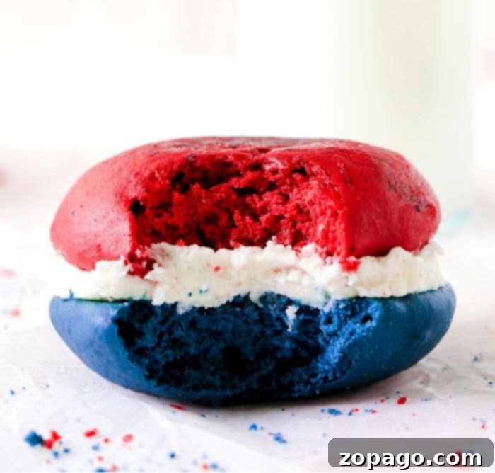 Quick and Colorful Patriotic Desserts 6 Whoopie Pie