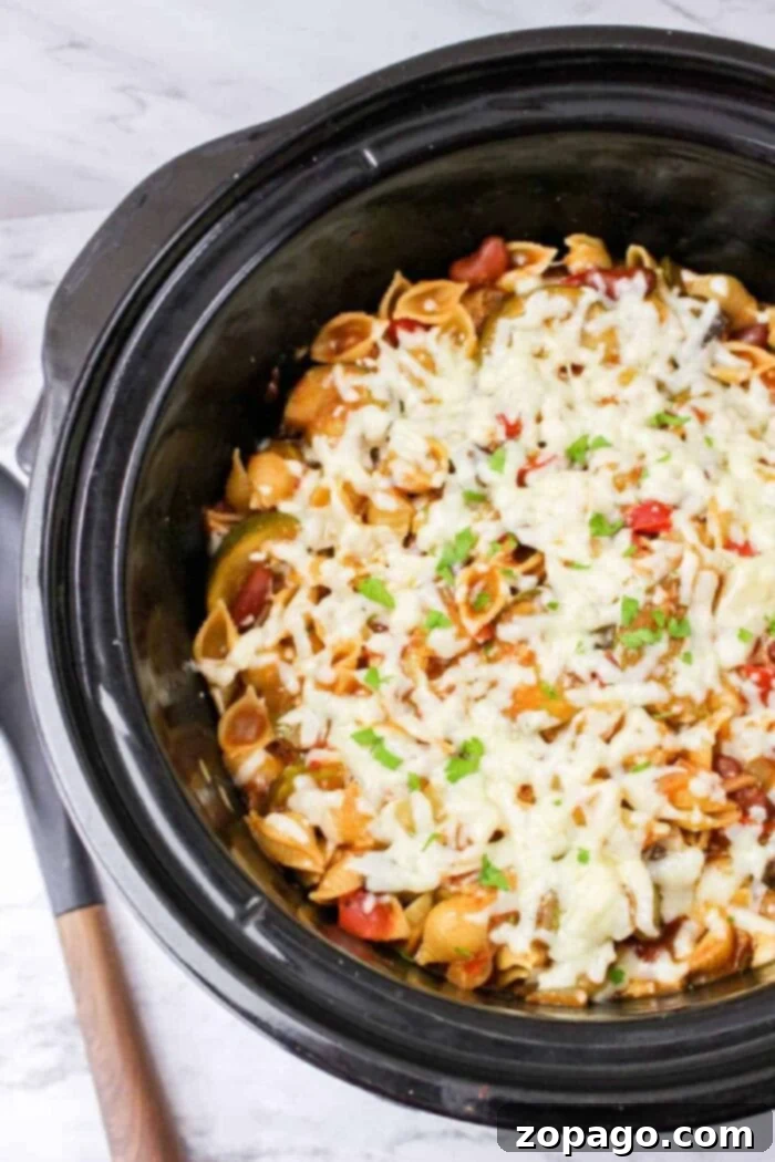 Effortless Slow Cooker Comfort 2 Easy Crockpot Casserole with Pasta