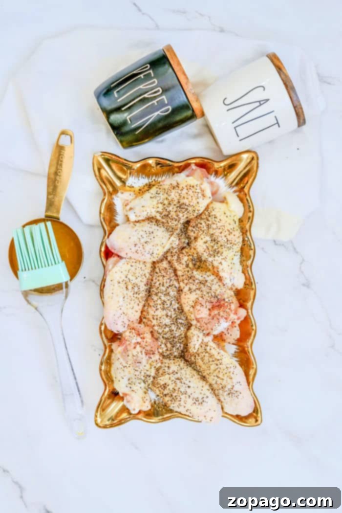 Signature Salt and Pepper Wings 3 Air Fryer Salt and Pepper Chicken Wings with perfect crisp