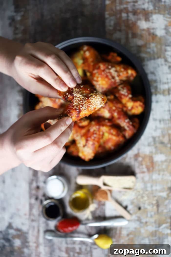 Signature Salt and Pepper Wings 6 Salt and Pepper Chicken Wings ready to serve